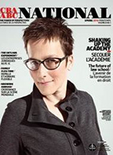 <em><abbr lang="en" title="Canadian Bar Association">CBA</abbr> National</em> Magazine